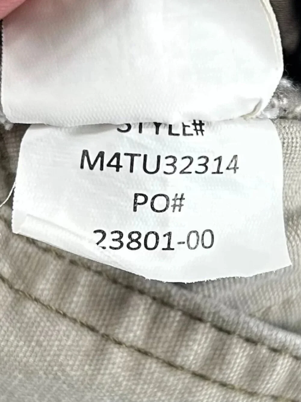 Prana Tuscon Chino Pants Mens 33x32 Beige Slim Fit Straight Leg Stretch Preppy